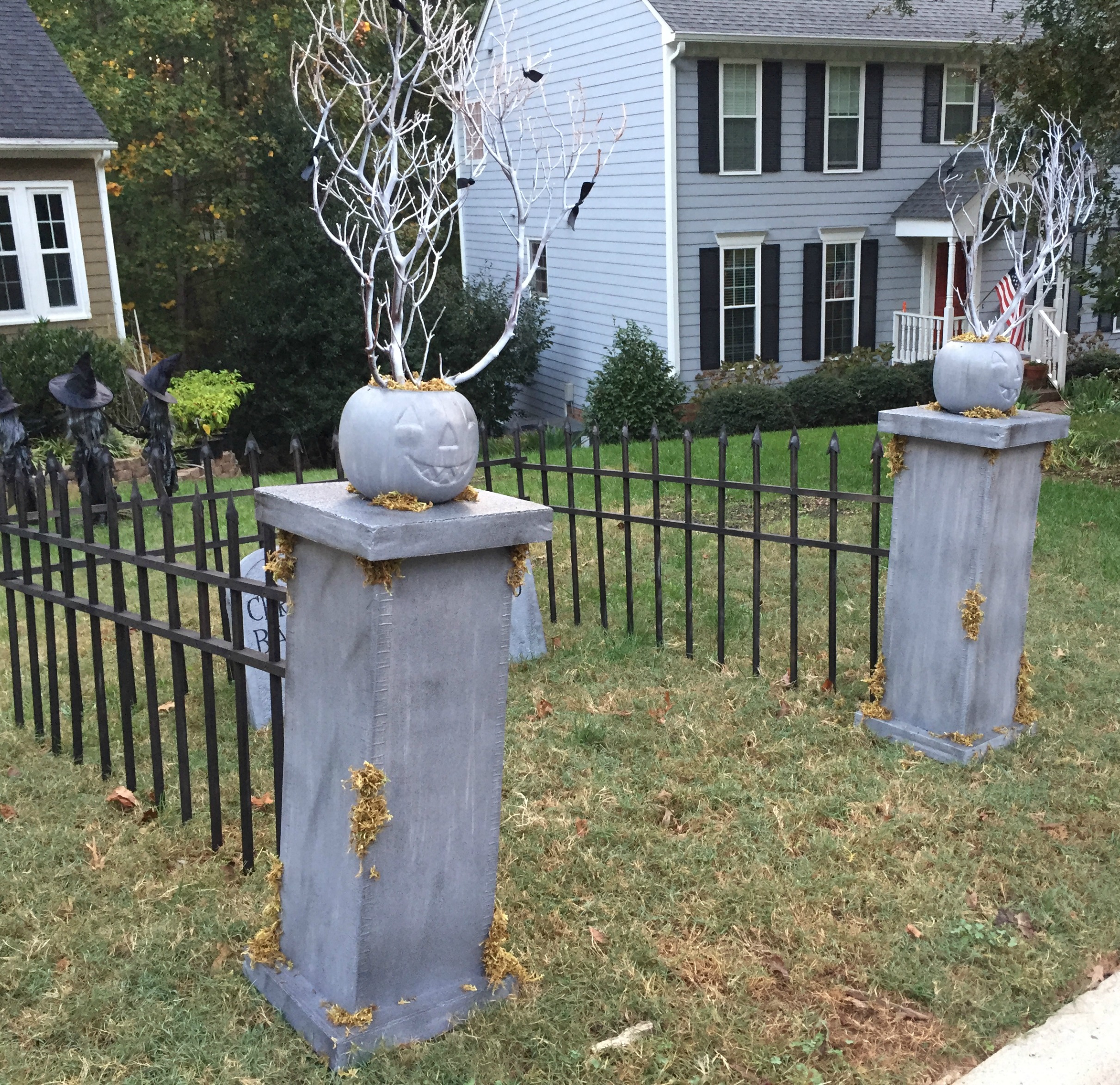 DIY Halloween Graveyard - The Craft Crib